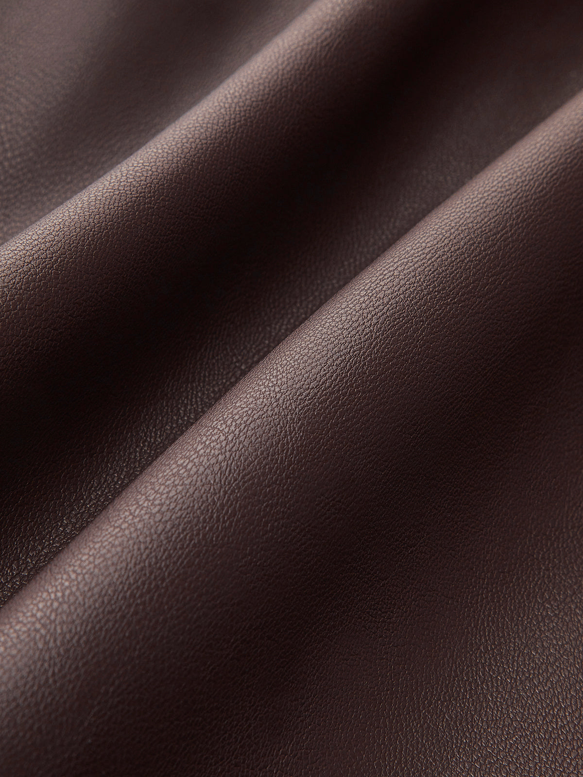 Drawstring Faux Leather Skirt-Chicvia