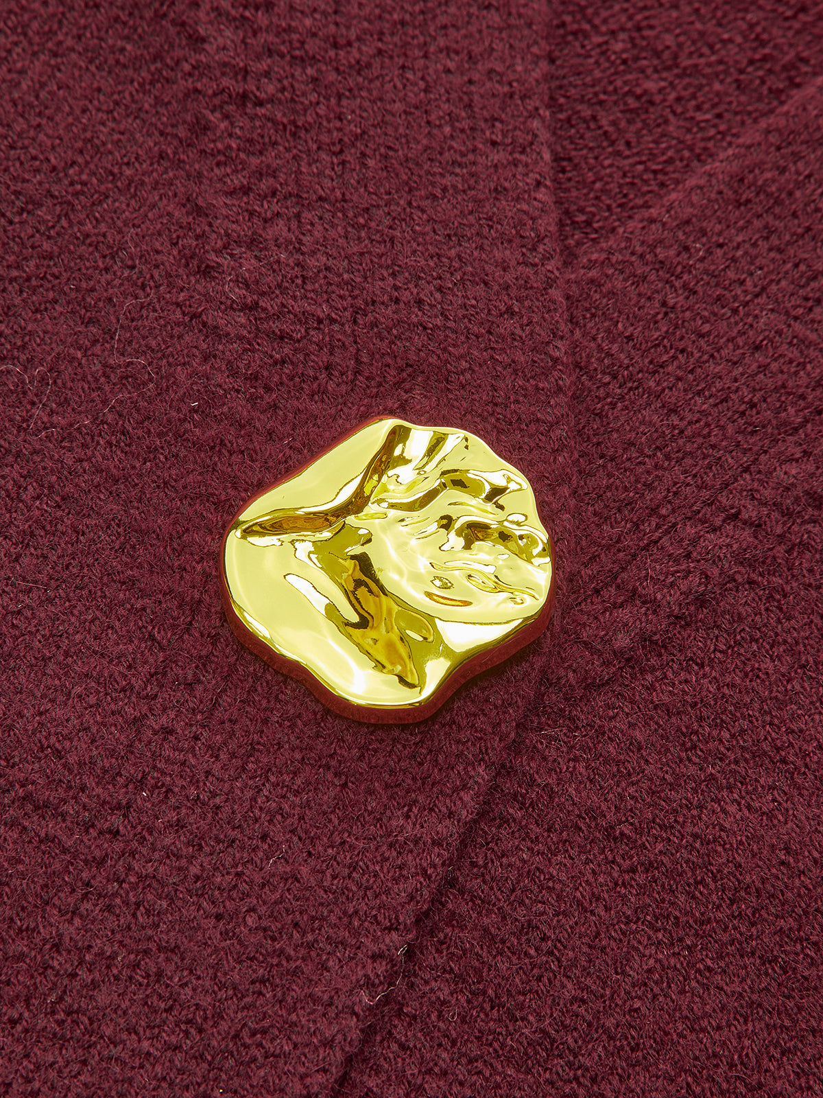 Elegant Metal Button Short Cardigan-Chicvia