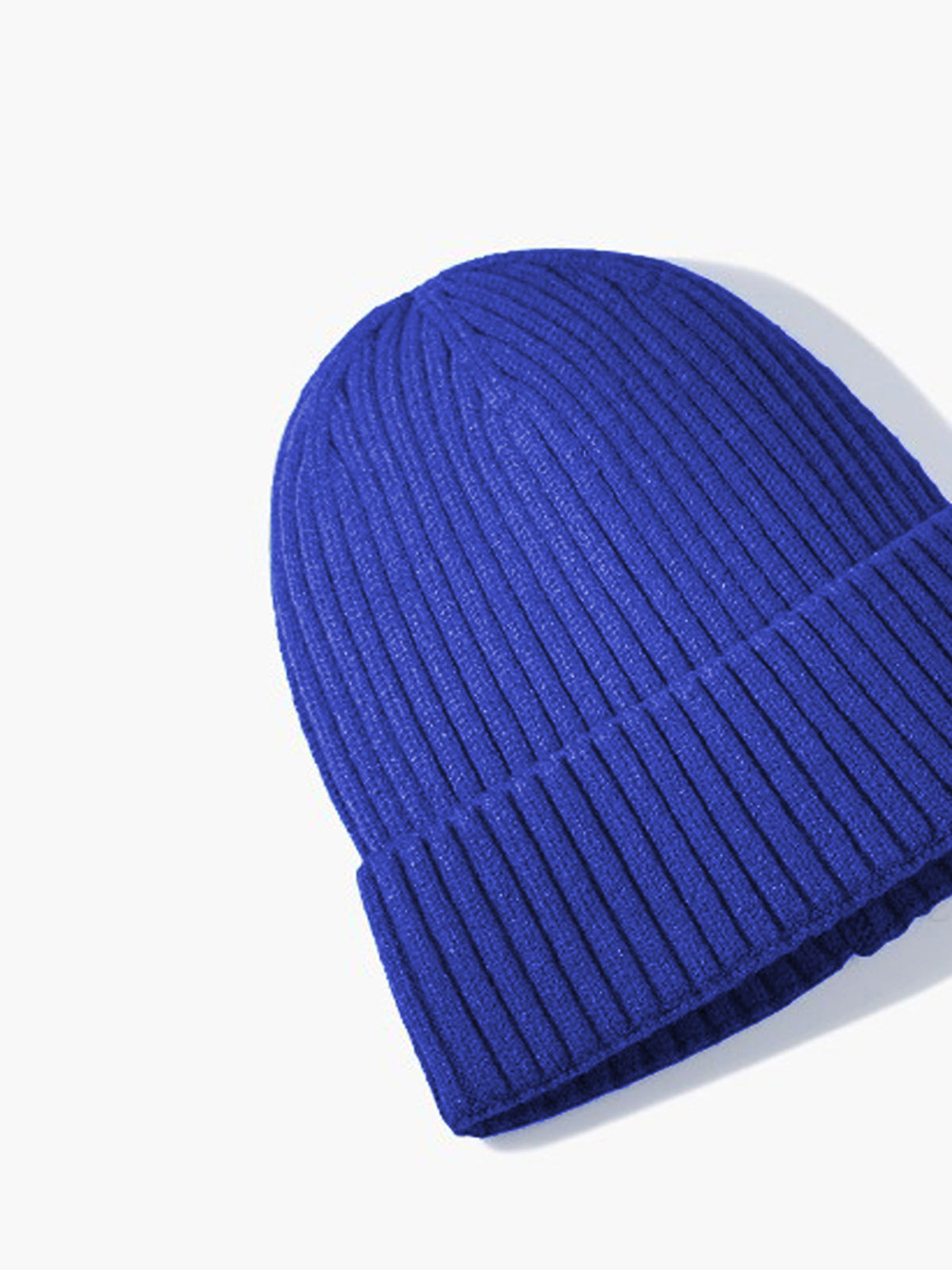 Plain Knit Bucket Hat-Chicvia