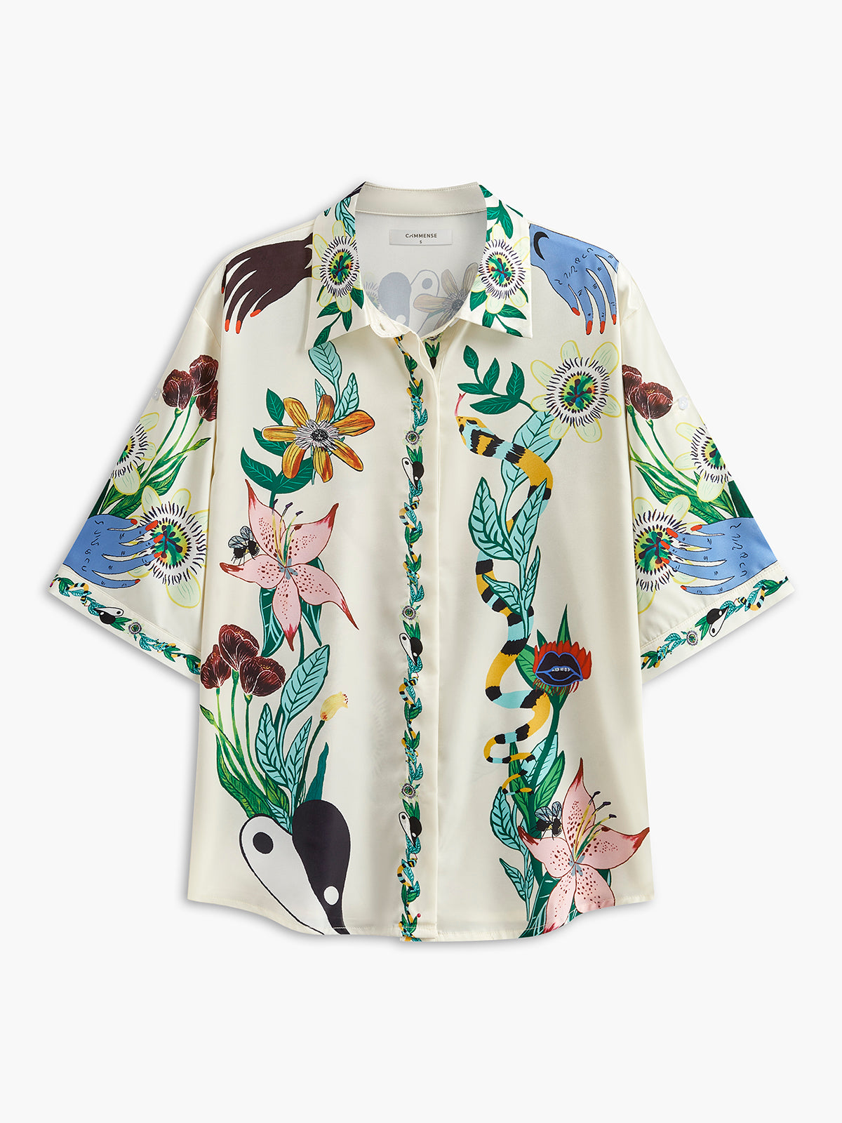 Floral Print Pants Set-Chicvia