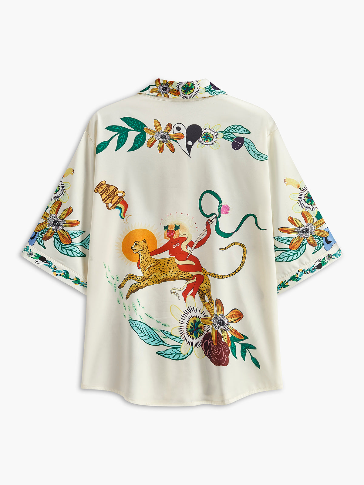 Floral Print Pants Set-Chicvia