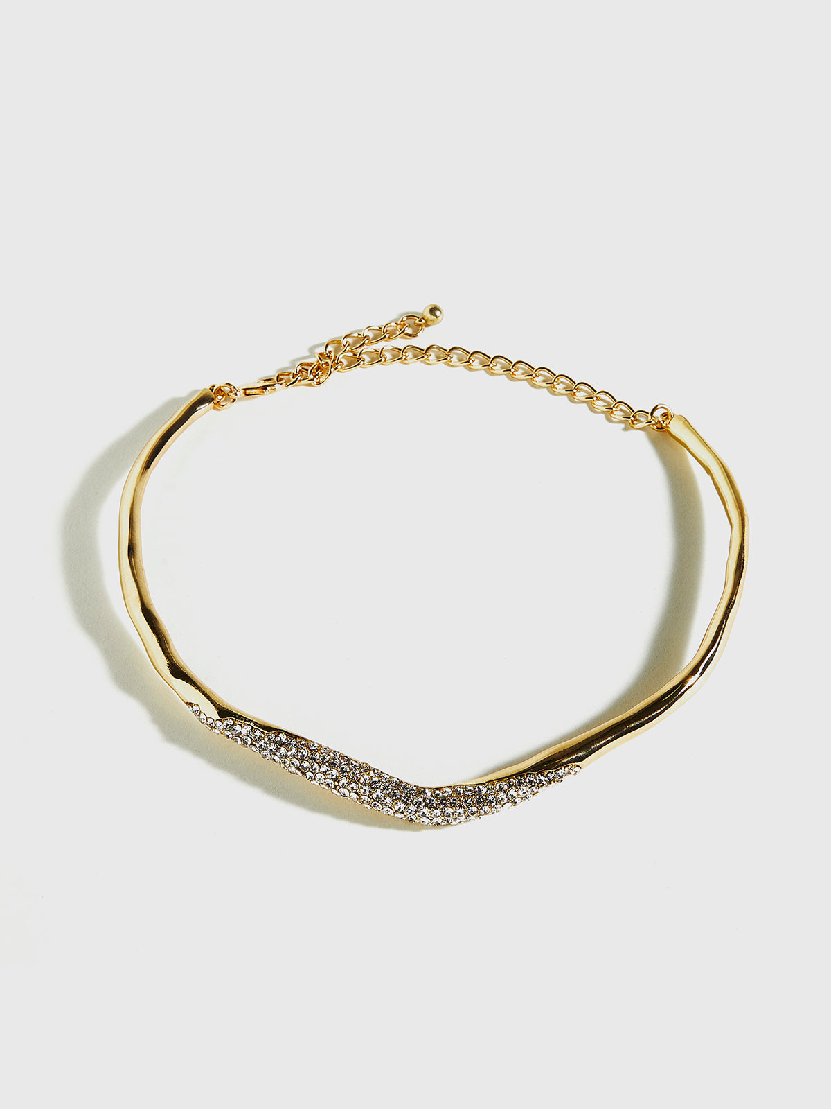 Irregular Ziron Choker Necklace-Chicvia