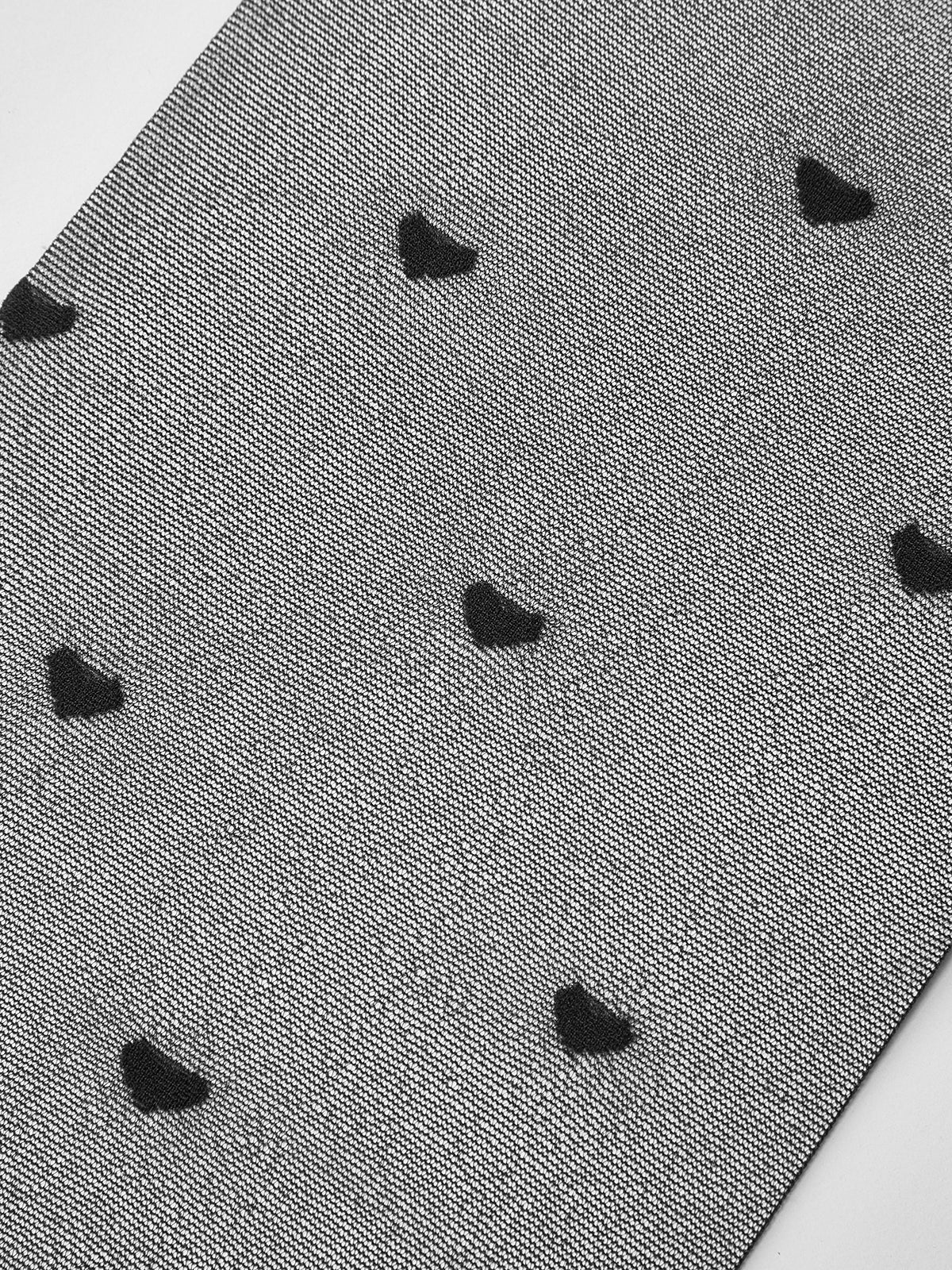 Heart-Pattern Sheer Tights-Chicvia