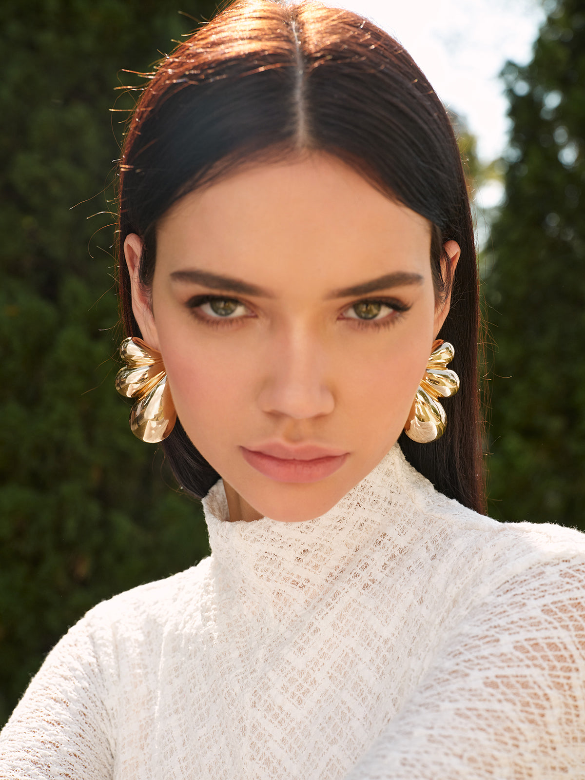 Butterfly Golden Wing Stud Earrings-Chicvia