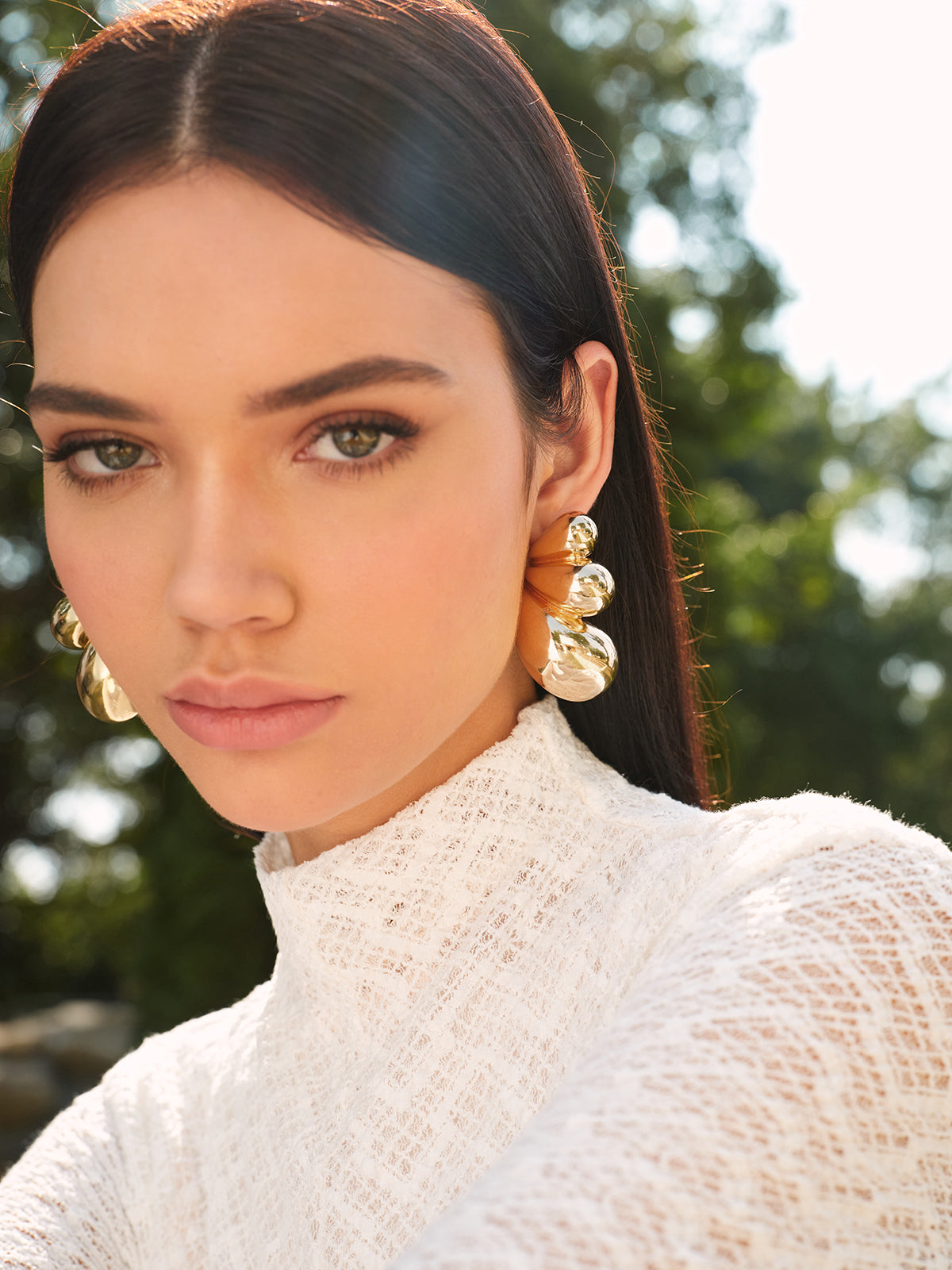 Butterfly Golden Wing Stud Earrings-Chicvia