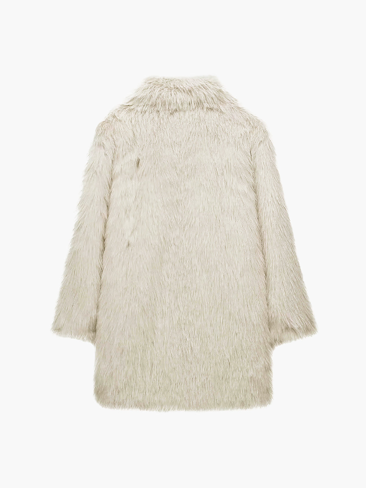 Oversized Fuzzy Women Faux Fur Coat-Chicvia