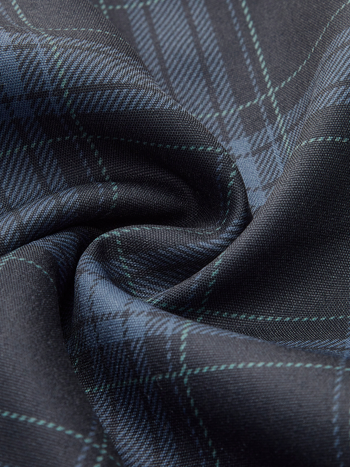 Checked Pleated Zipper Tank Dress-Chicvia