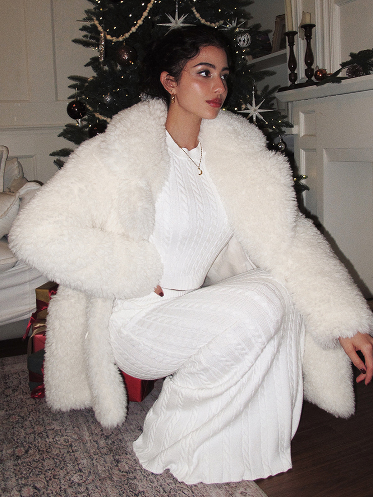 Minimalist Sweater Slim Skirt Set-Chicvia