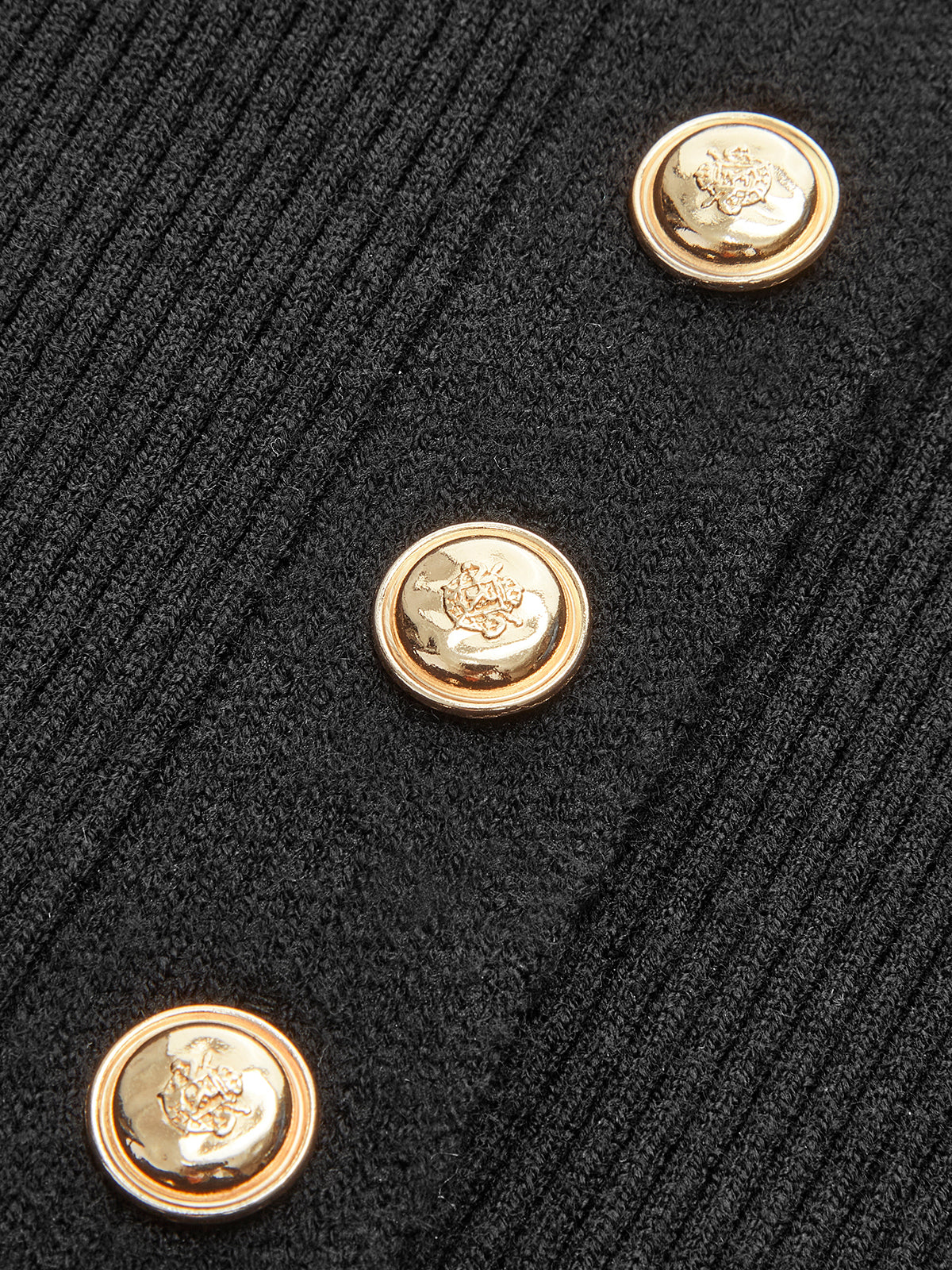 Button Down Skinny Knit Top-Chicvia