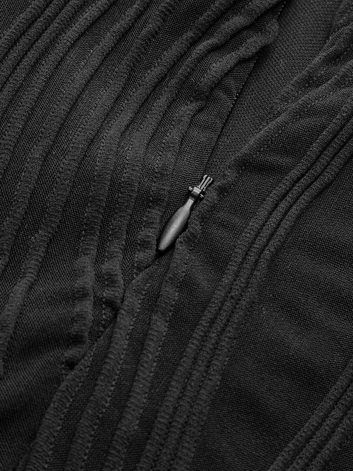 Pleated Halter Neck Dress-Chicvia