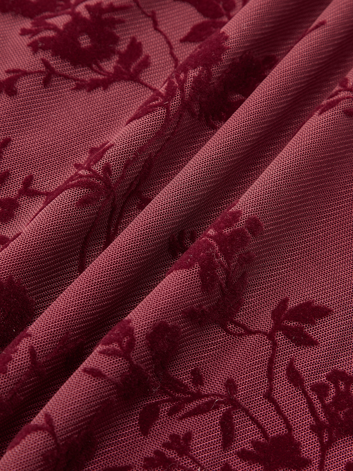 Floral Ruffle Hem Tie-Front Dress-Chicvia