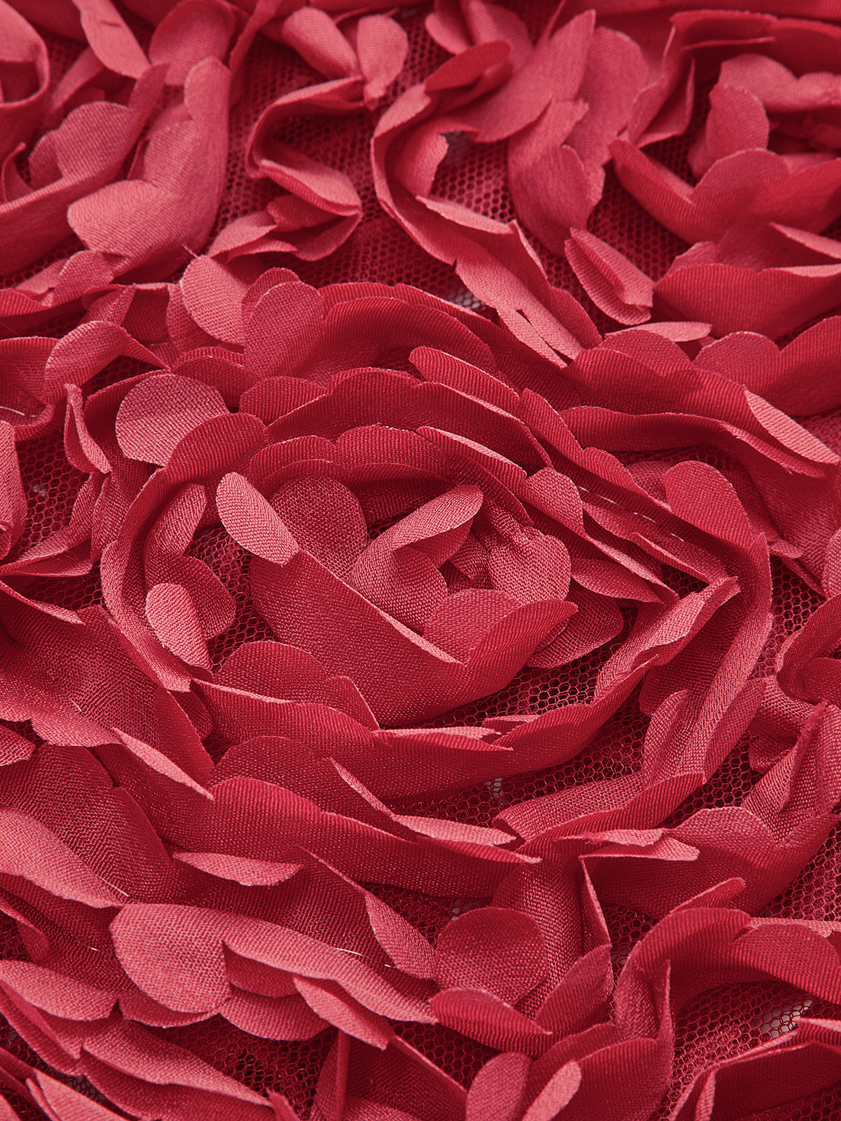 High-Waist Rosette Skirt-Chicvia