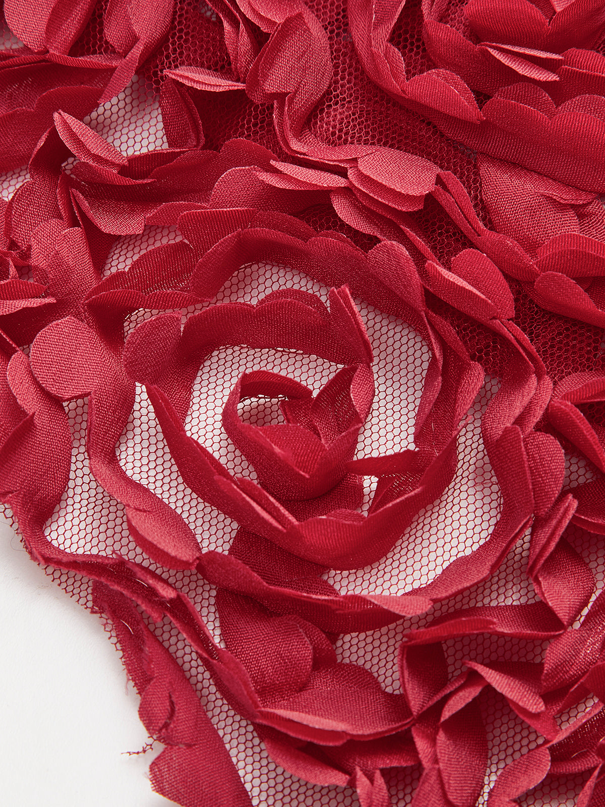 High-Waist Rosette Skirt-Chicvia