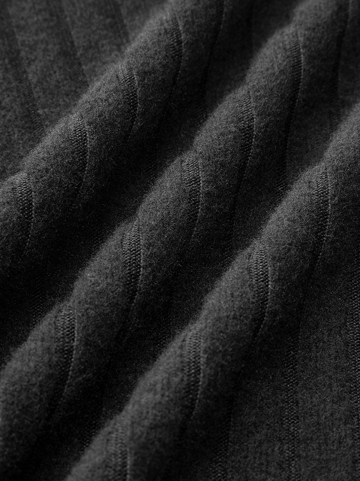 Mock Neck Ribbed Short Dress-Chicvia