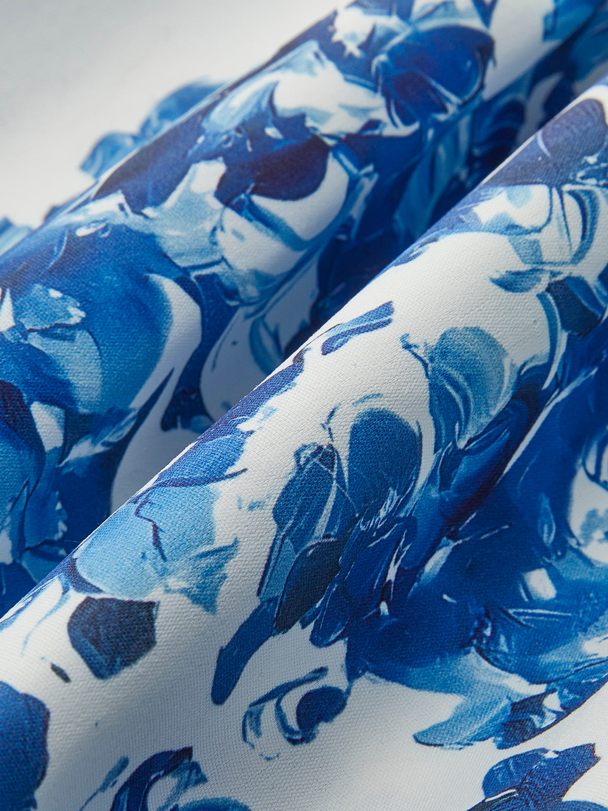 Floral Print Tie-Strap Sweetheart Dress-Chicvia