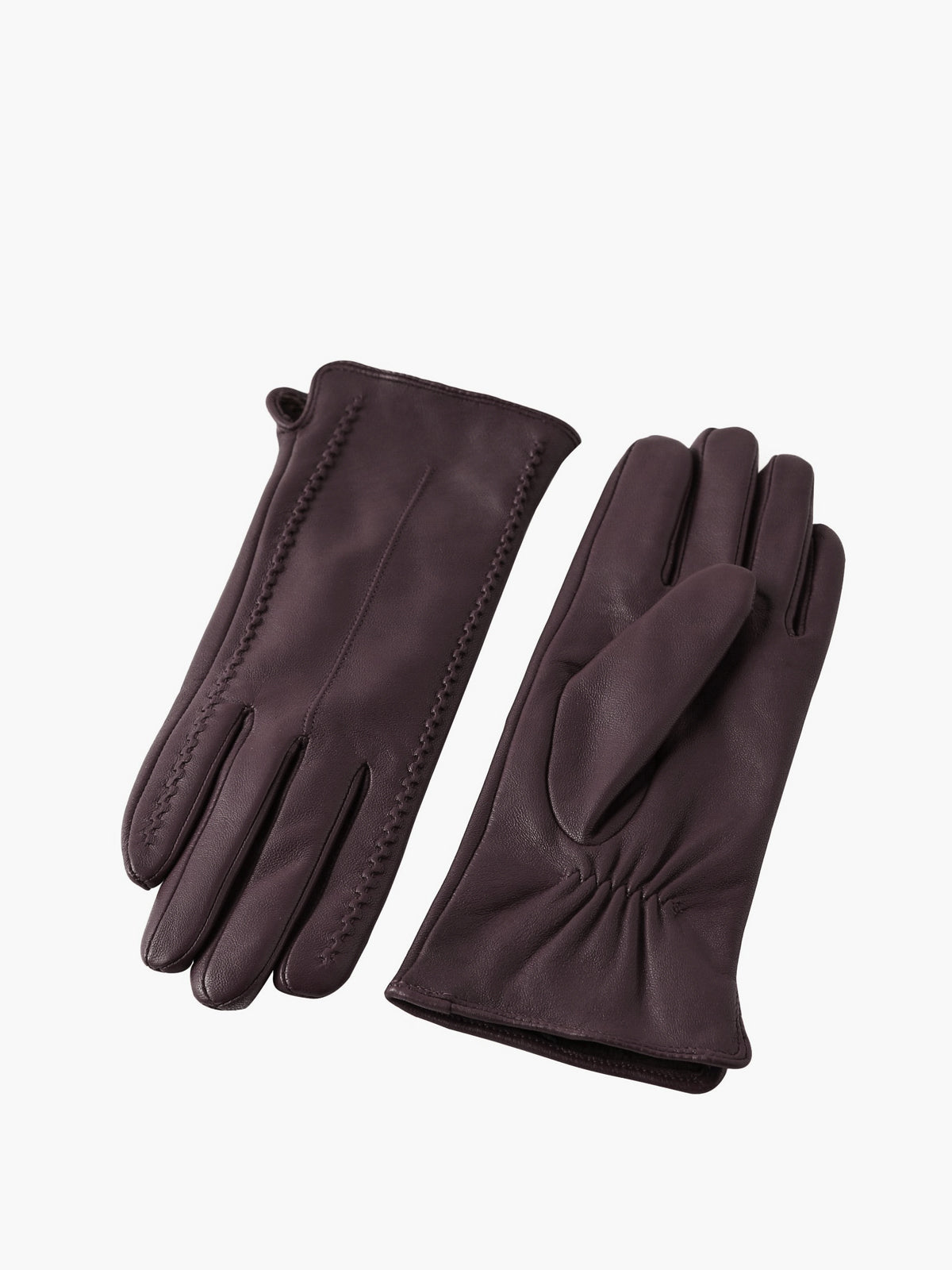 Goatskin Fleece Lined Warm Gloves-Chicvia