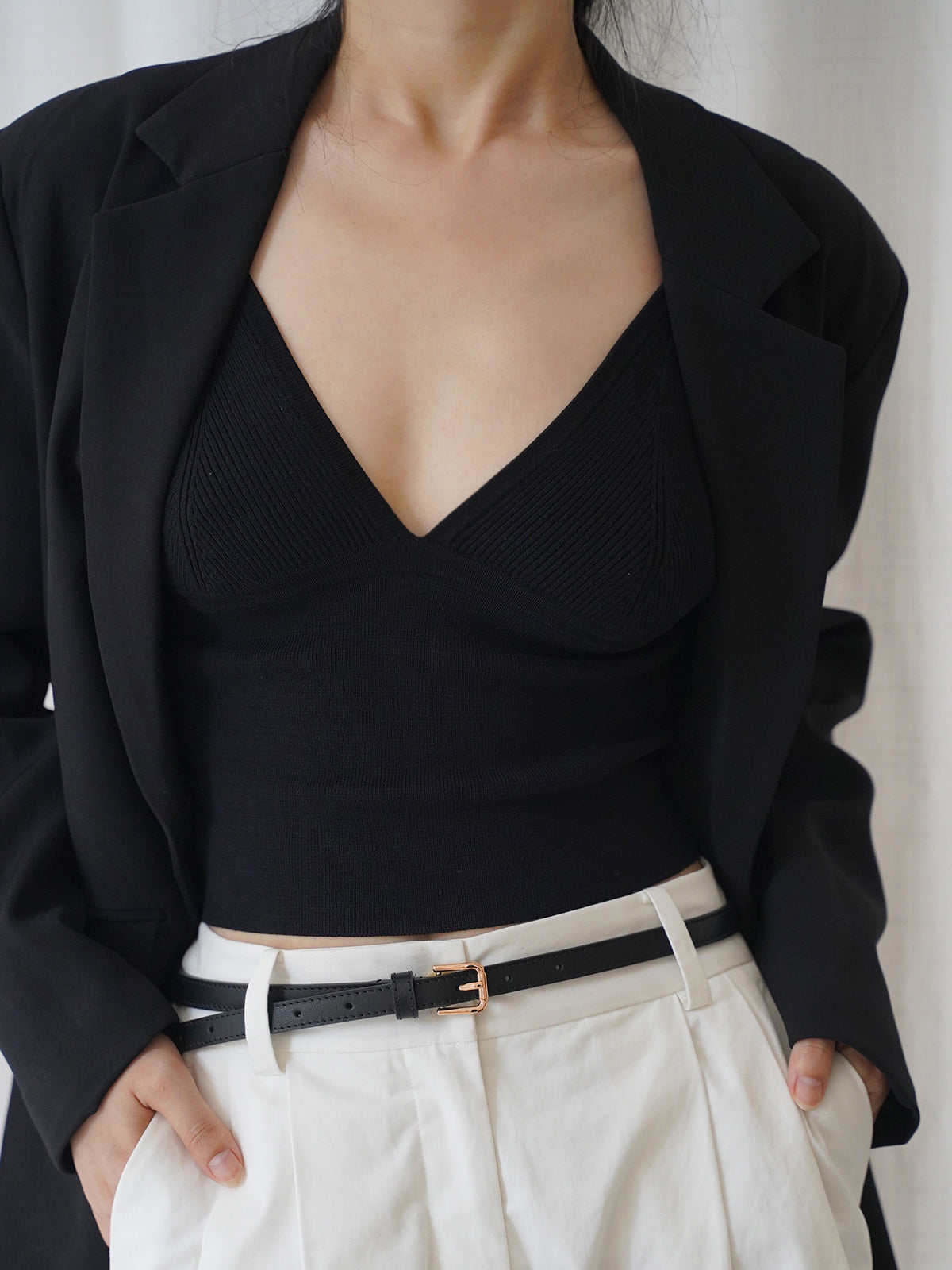 Oversized Two Way Cowhide Belt-Chicvia