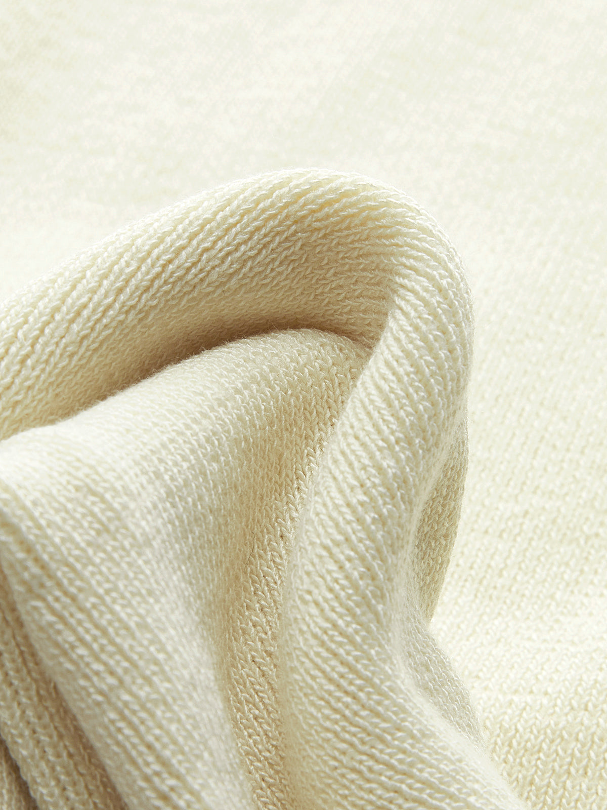 Button-Detail Ribbed Knit Top-Chicvia