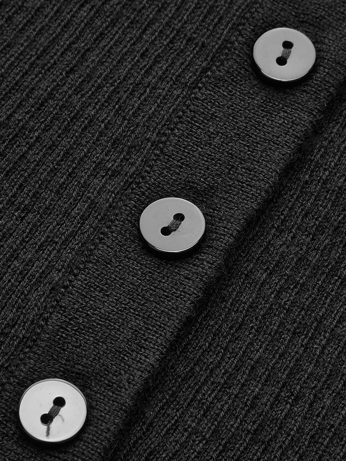 Button Down Skinny Knit Top-Chicvia