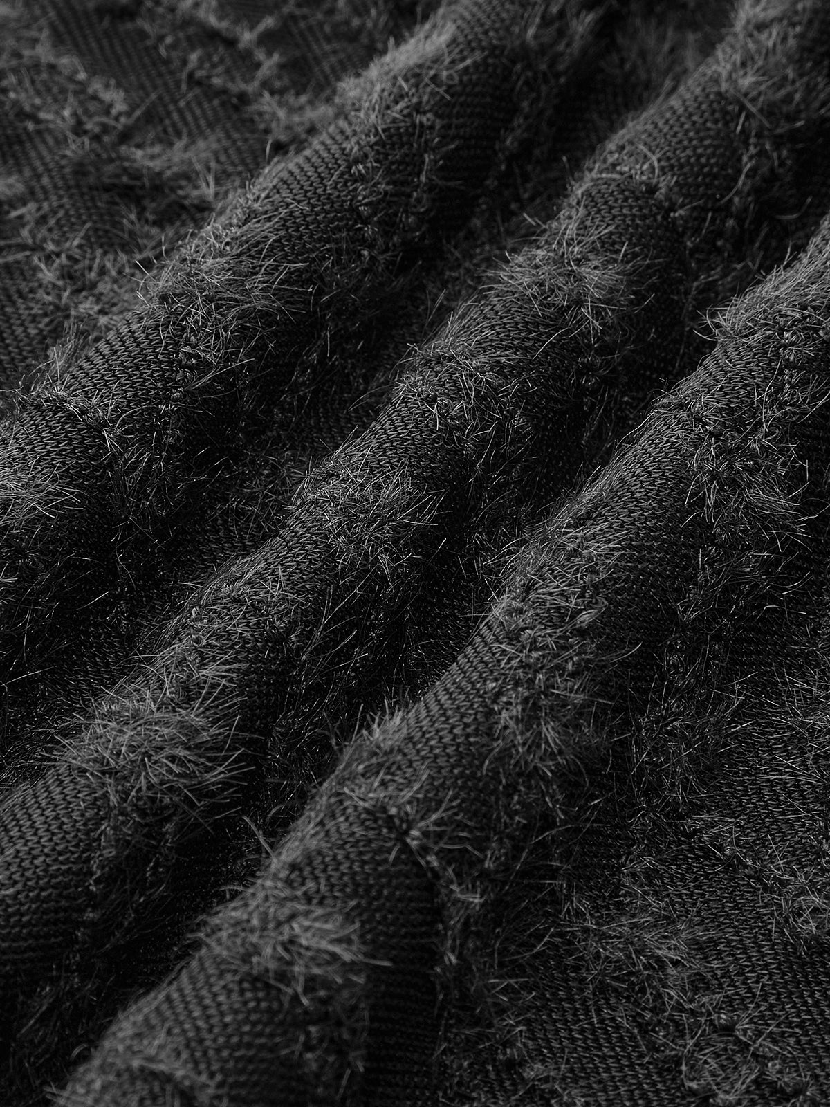 Mock Neck Semi-Sheer T-Shirt-Chicvia