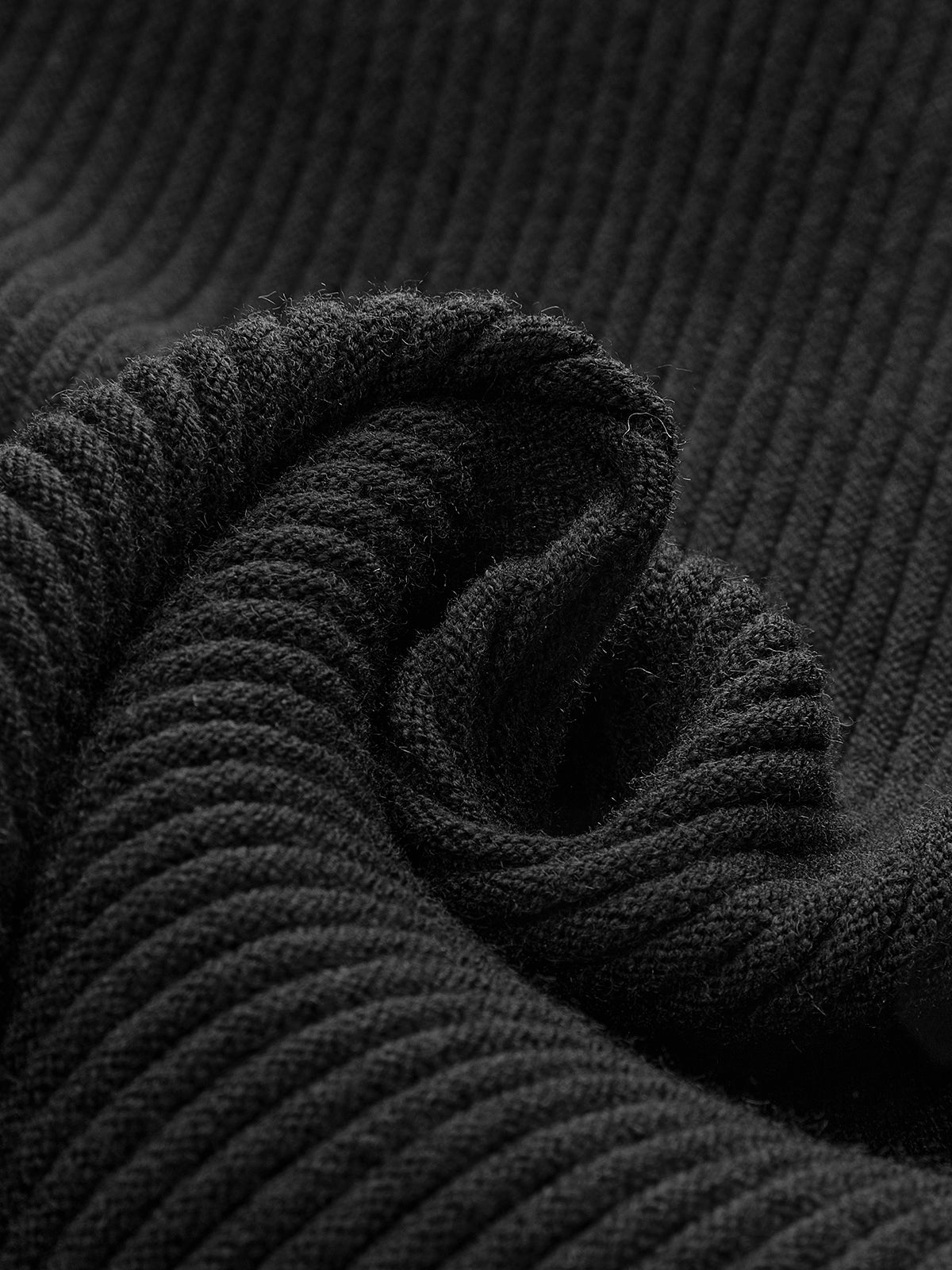 Mock Neck Sheer Panel Knit Top-Chicvia