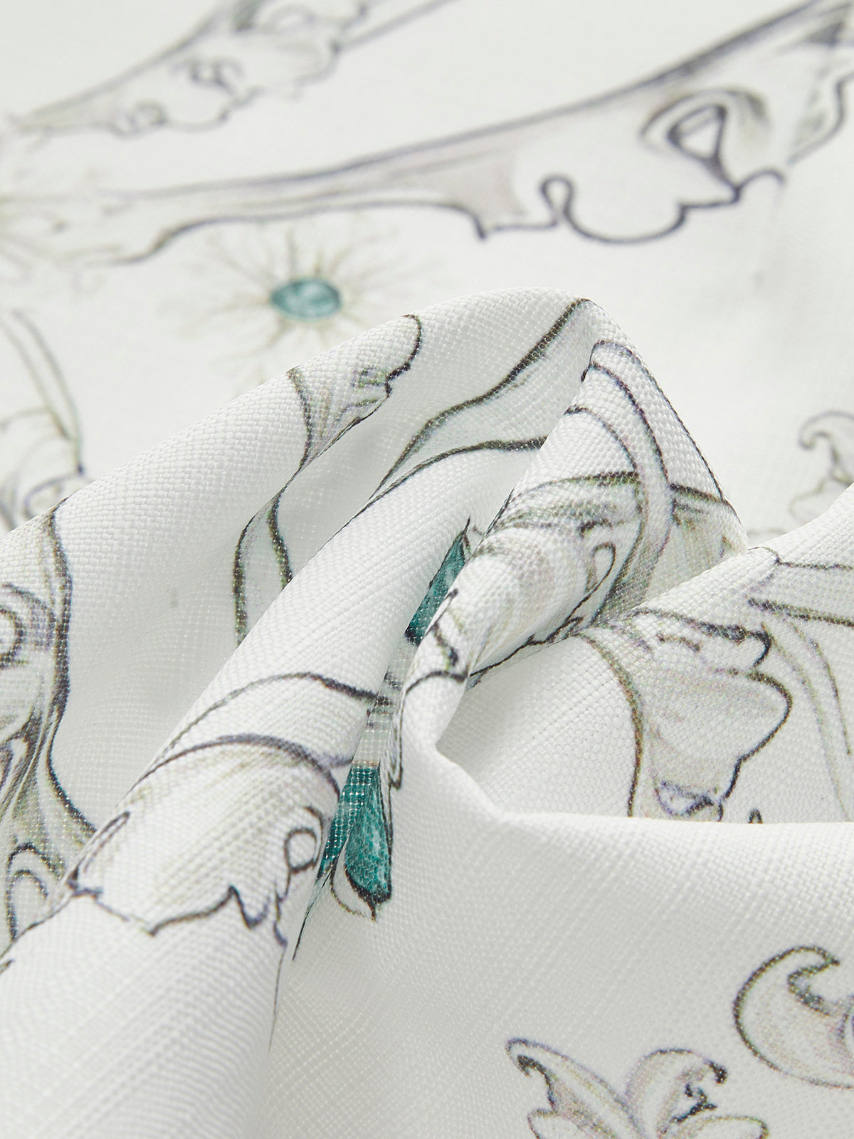 Floral Print Wrap Skirt-Chicvia