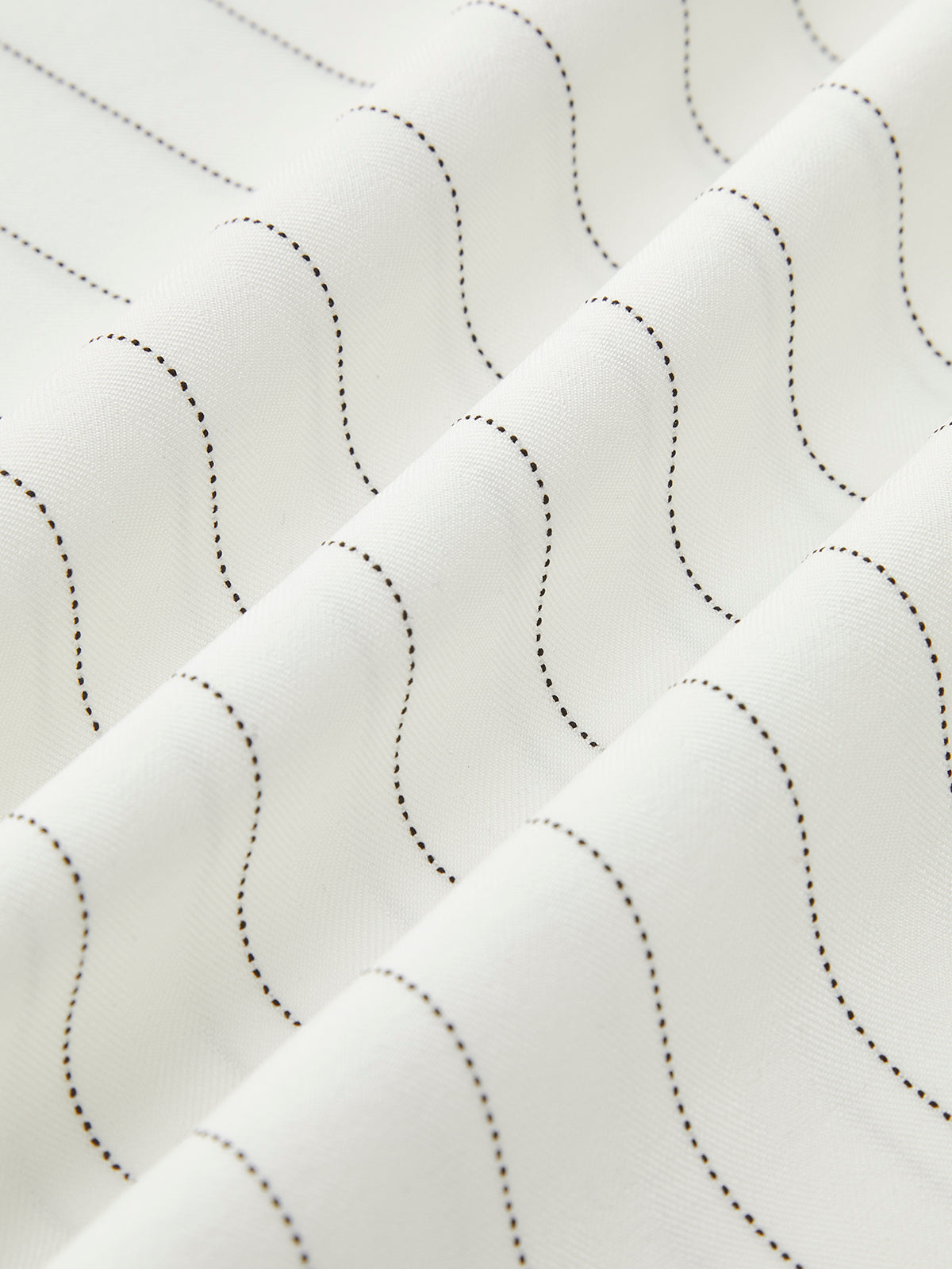 Pinstriped Contrast Trim Wide-Leg Pants-Chicvia