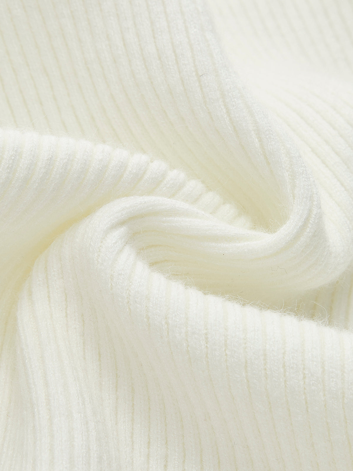 Plain Asymmetrical Breasted Sweater-Chicvia