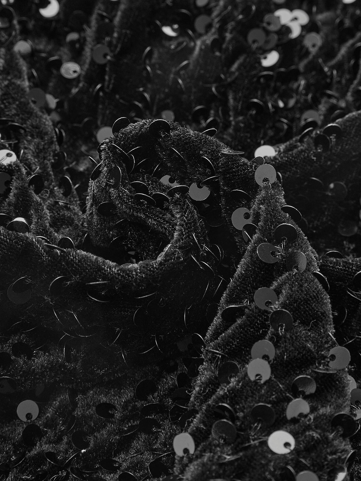 Elastic Waist Sequins Shorts-Chicvia