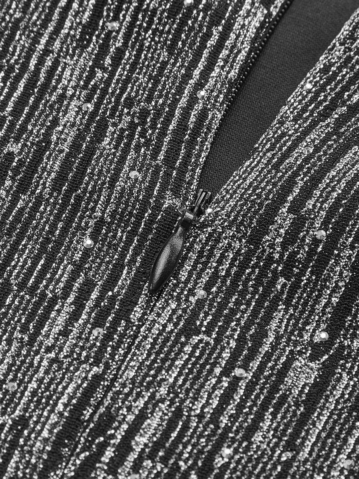 Halter Backless Pleated Dress-Chicvia