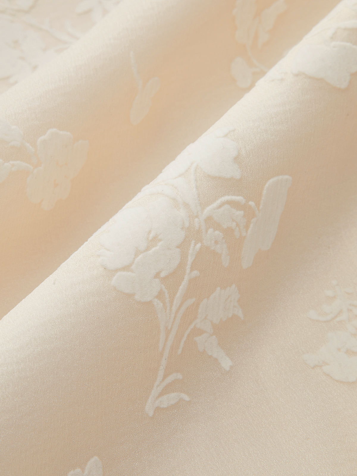 Floral Jacquard Long Dress-Chicvia