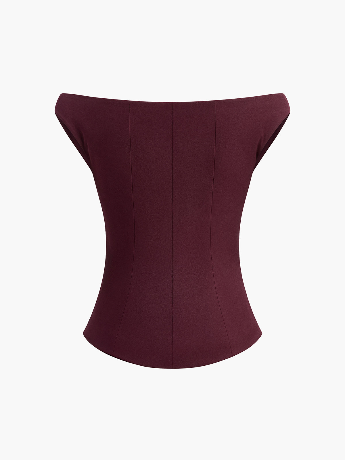 Cold Shoulder Button Split Top-Chicvia