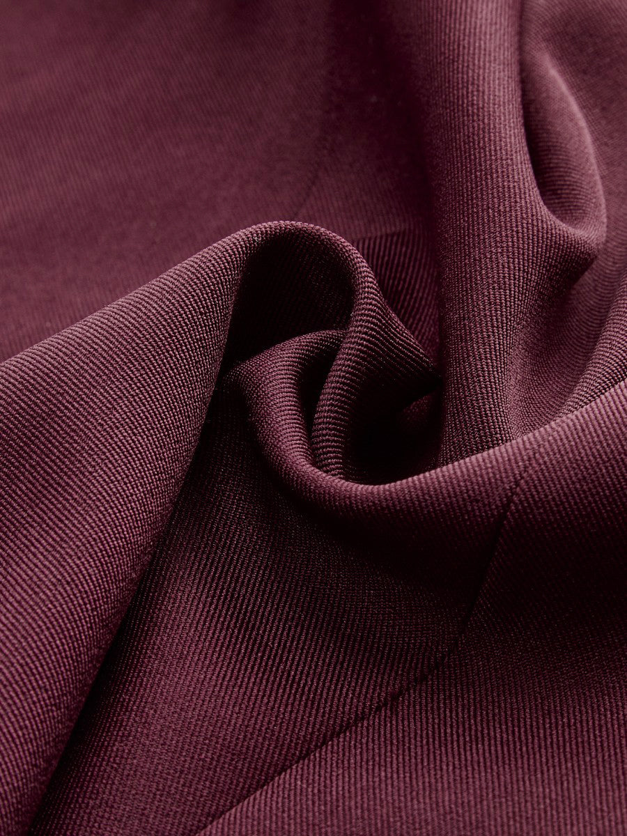 Cold Shoulder Button Split Top-Chicvia