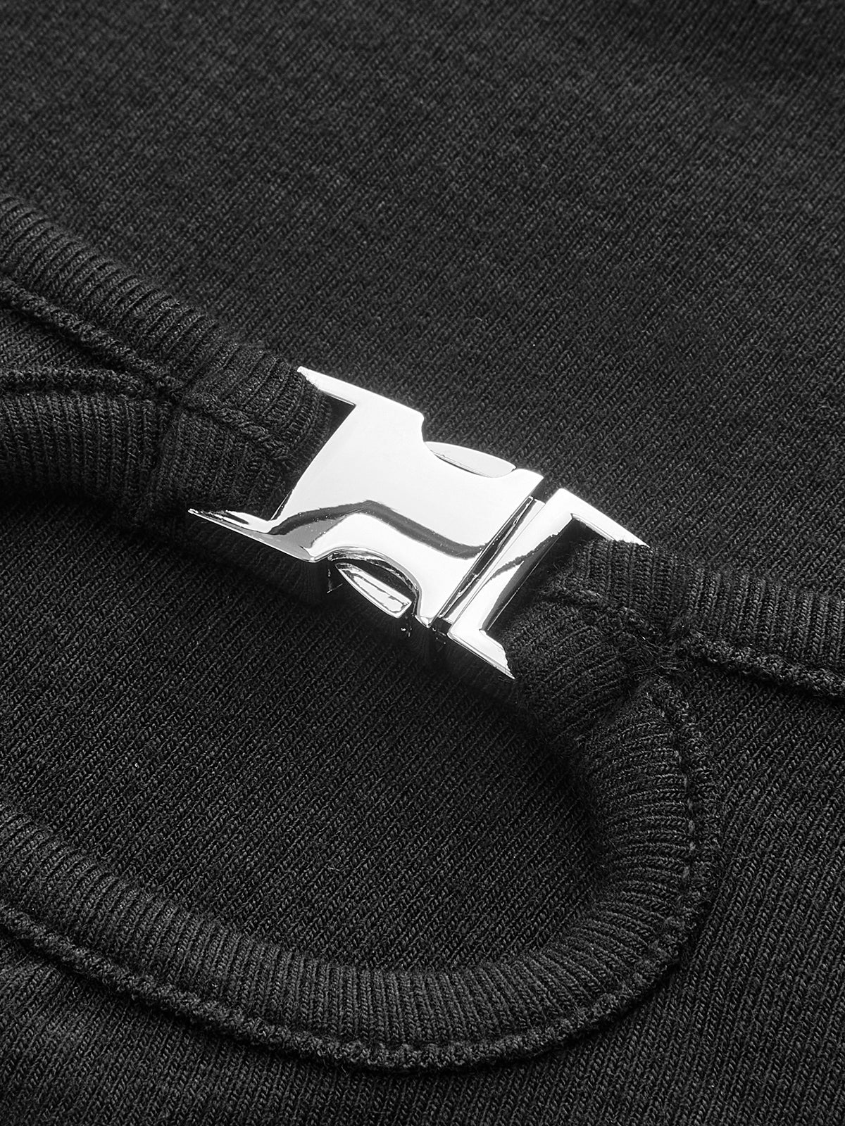 Double Keyholes Long Sleeve Top-Chicvia