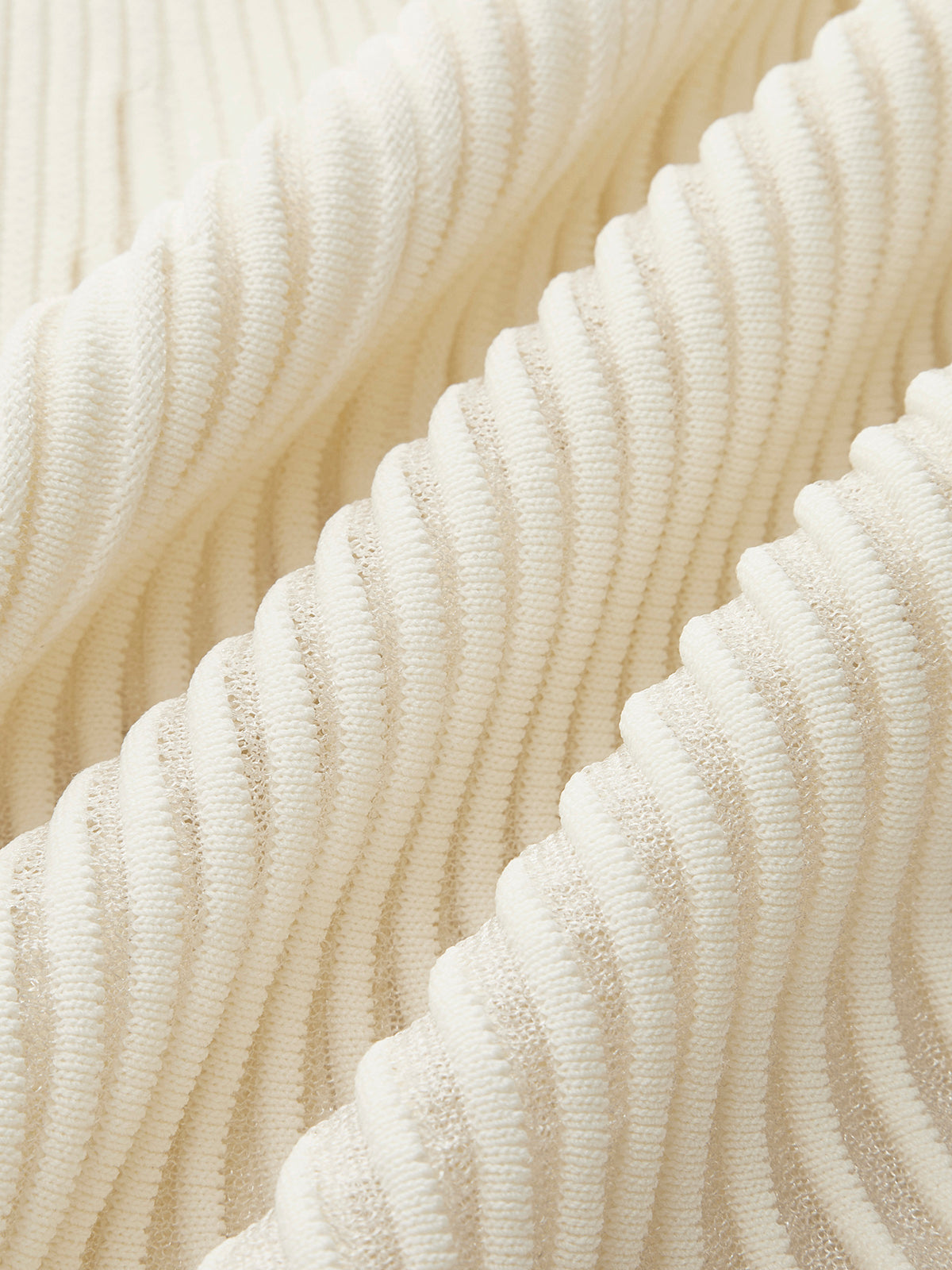 Mesh Panel Pleated Skirt-Chicvia