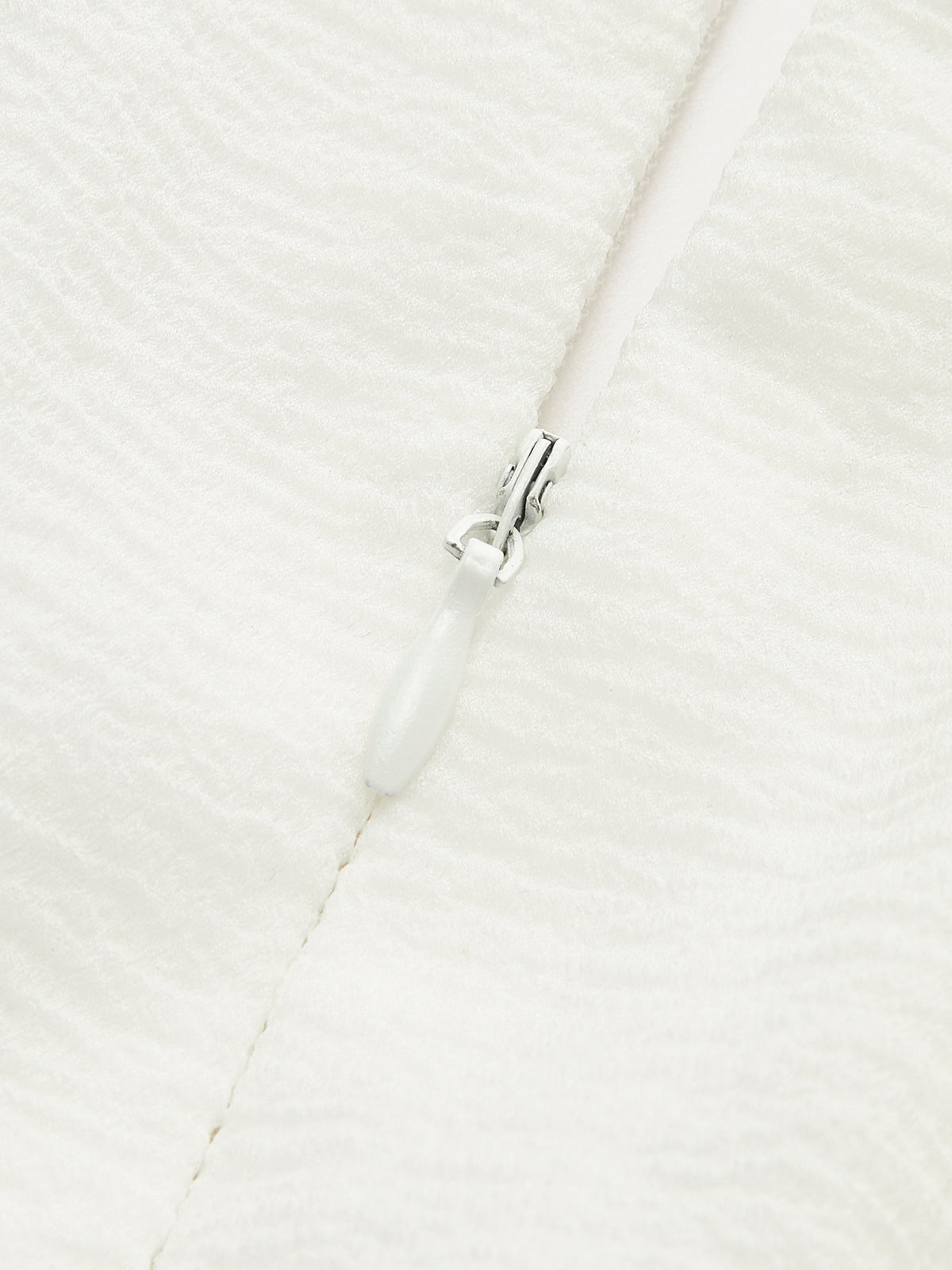 Lace-Up Front Semi-Sheer Dress-Chicvia