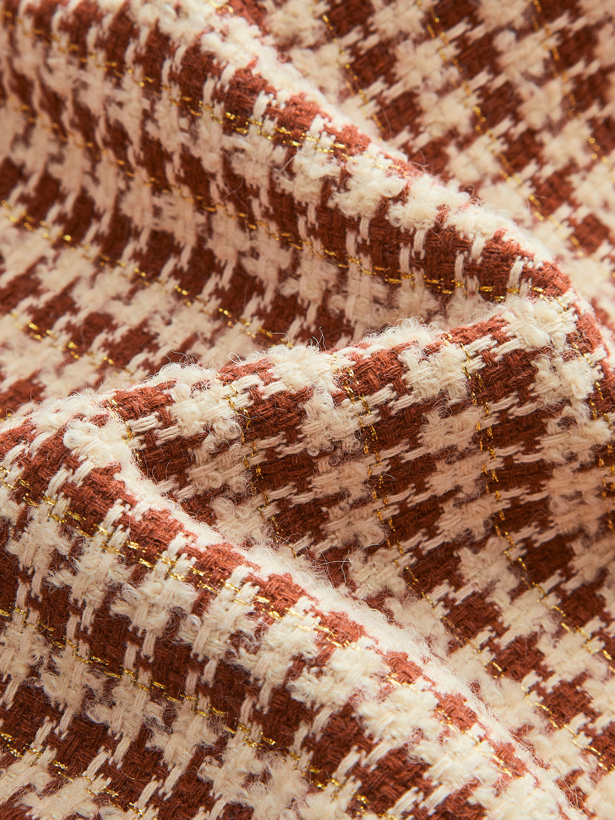 High-Waist Textured A-Line Zipper Skirt-Chicvia