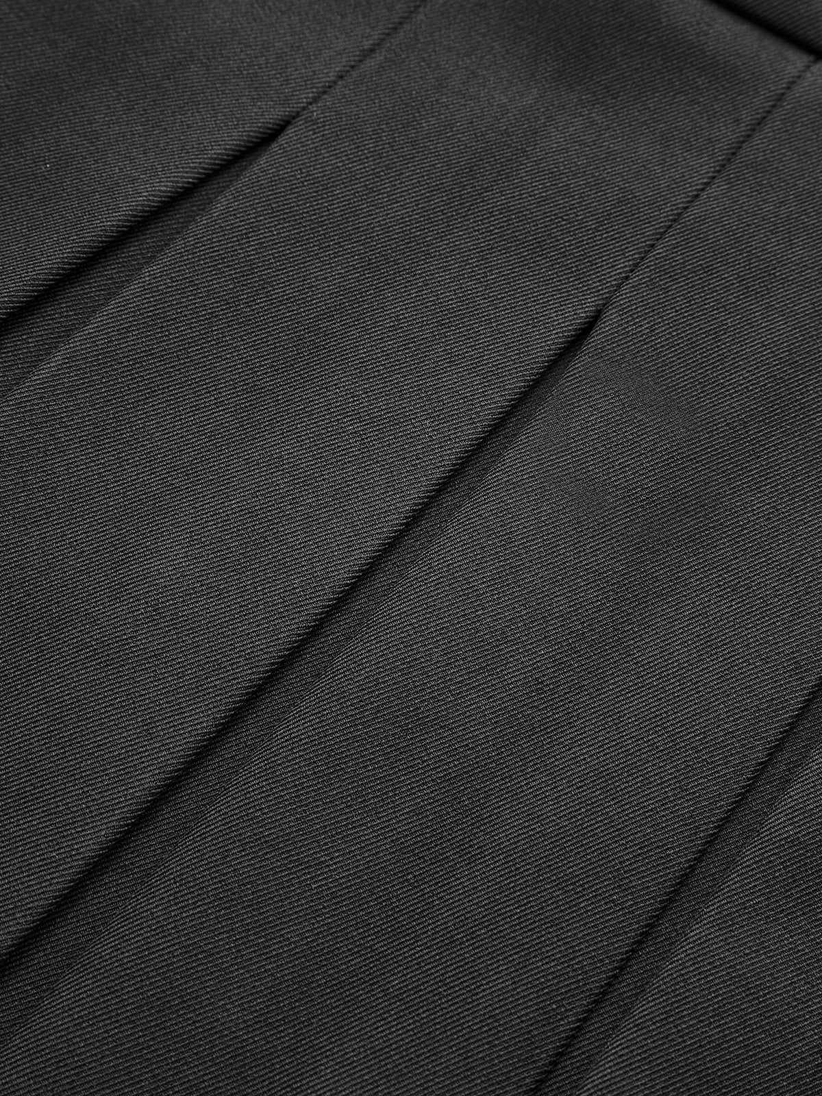 Pleated Split Skirt-Chicvia