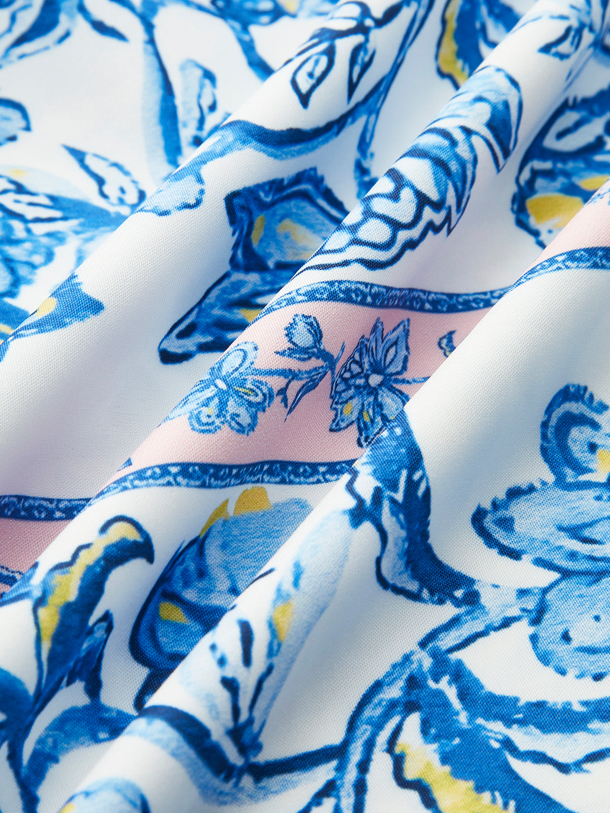 Floral Print Tie-Shoulder Dress-Chicvia