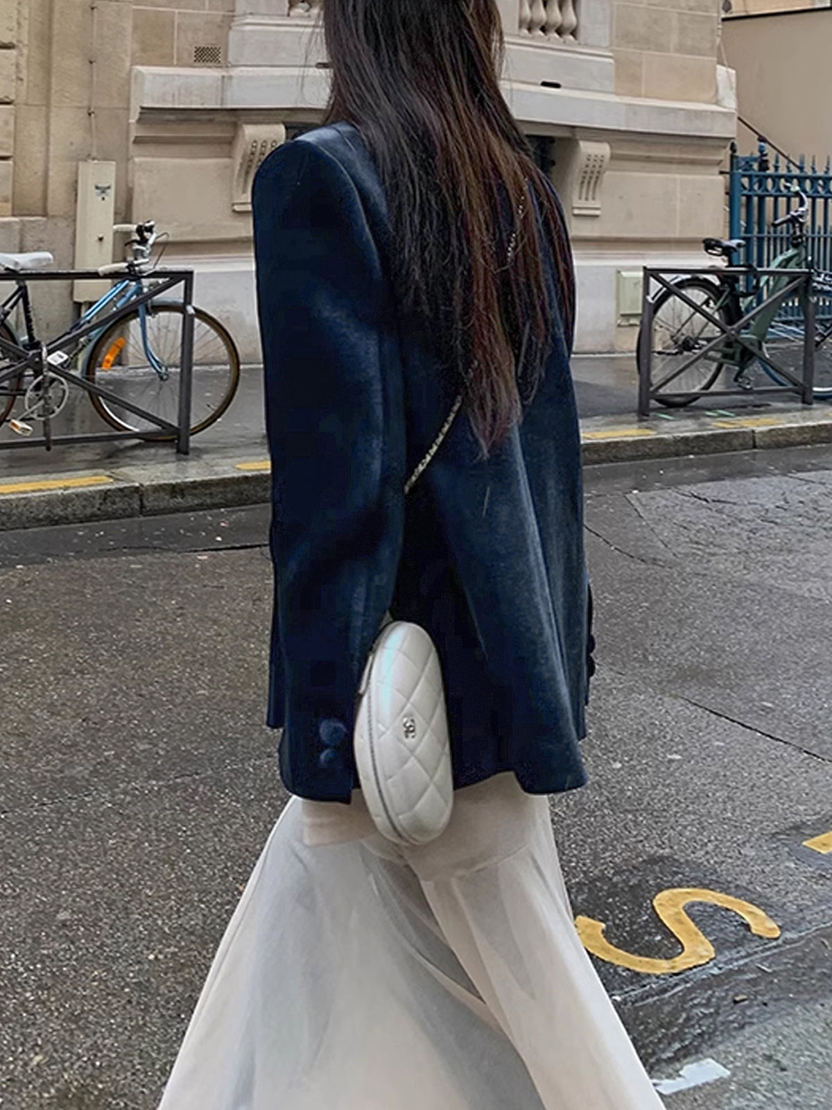 Elegant Shift Button Blazer-Chicvia