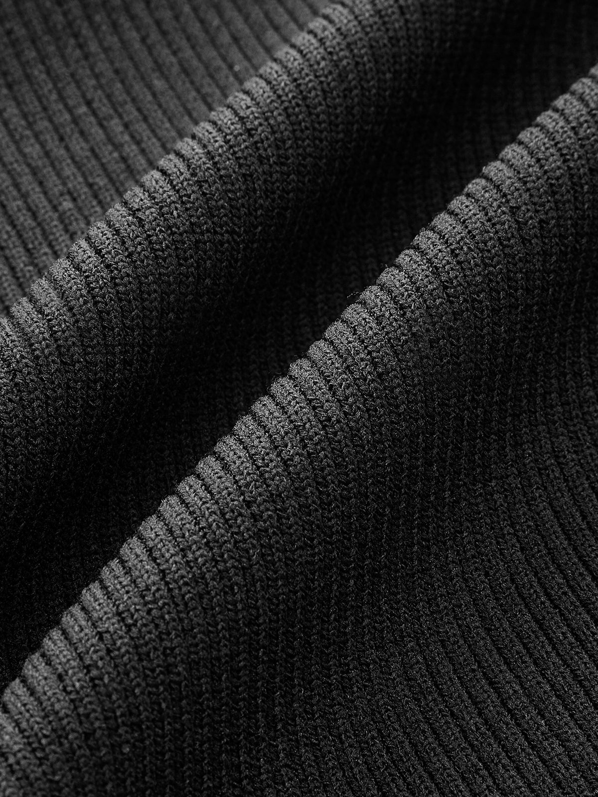 Denim Collar Ribbed Sleeveless Top-Chicvia