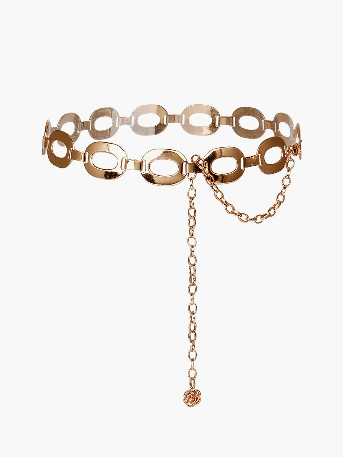 Metal Link Chain Belt-Chicvia