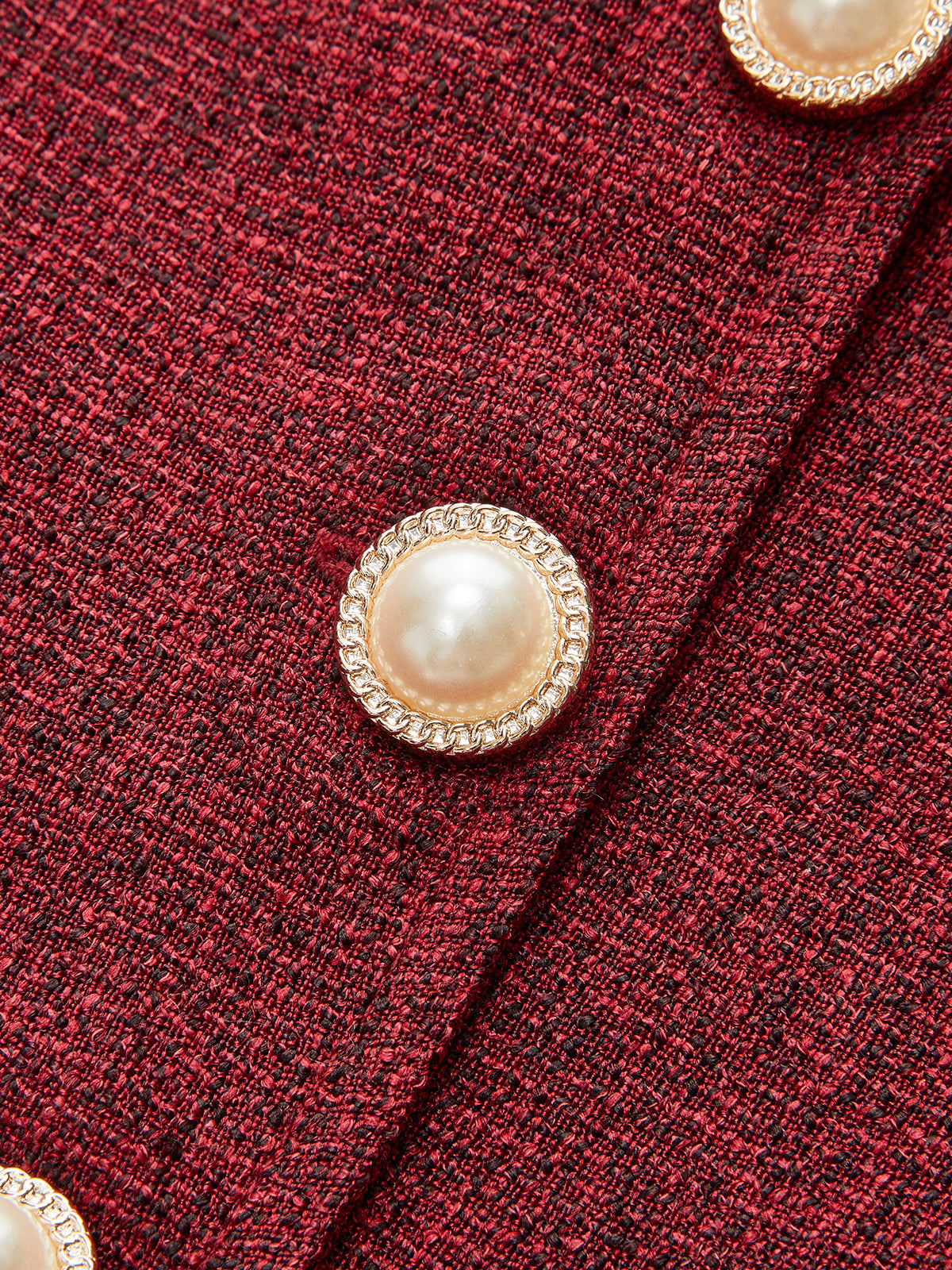 Halter Neck Pearl Button Top-Chicvia