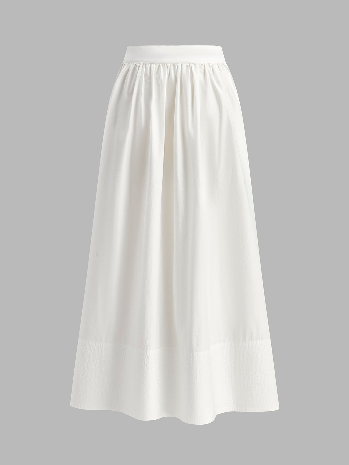 High-Waist Flared Skirt-Chicvia