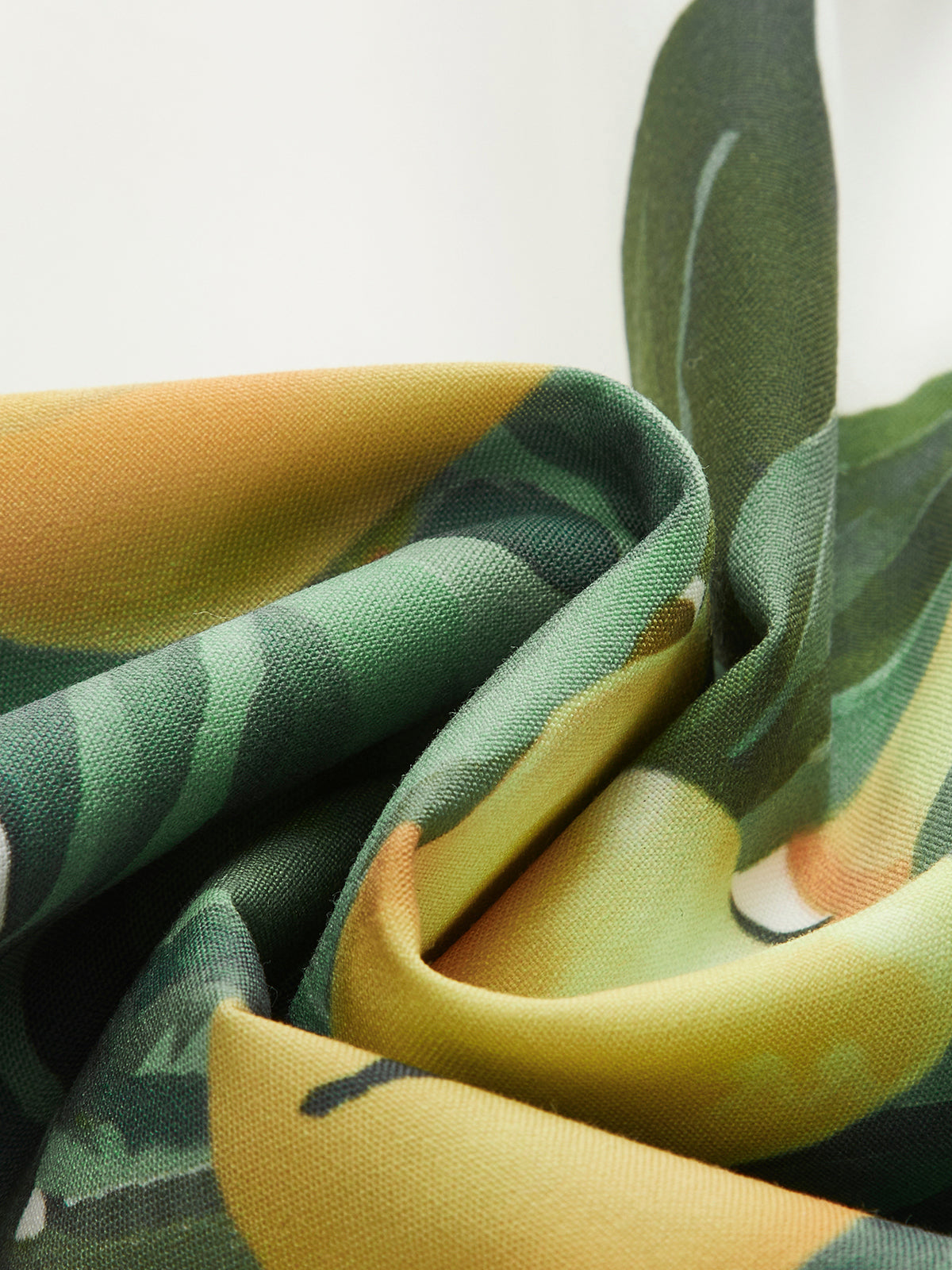 Lemon Print Corset A-Line Dress-Chicvia