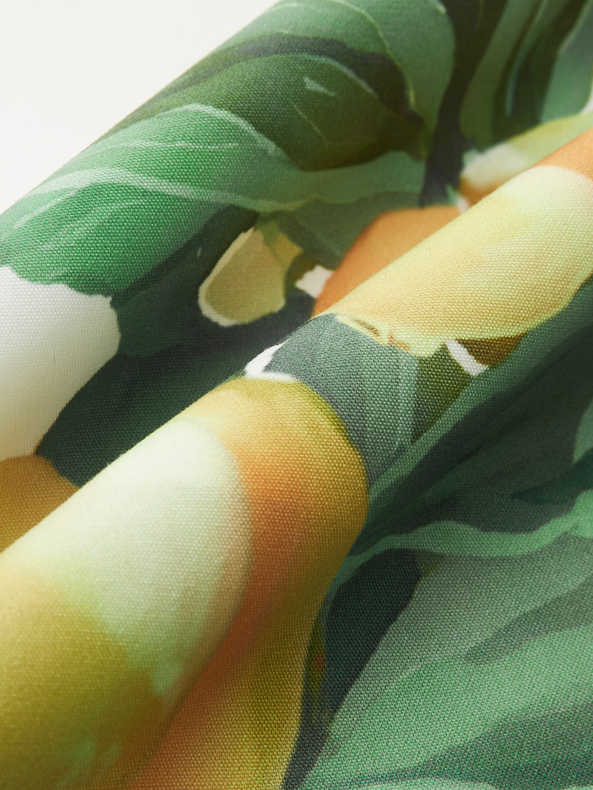 Lemon Print Corset A-Line Dress-Chicvia