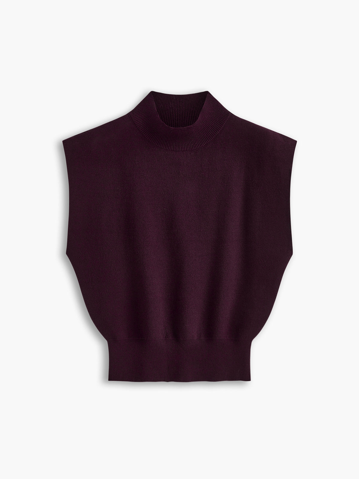Leisurely Solid Pullover Sweater Vest-Chicvia
