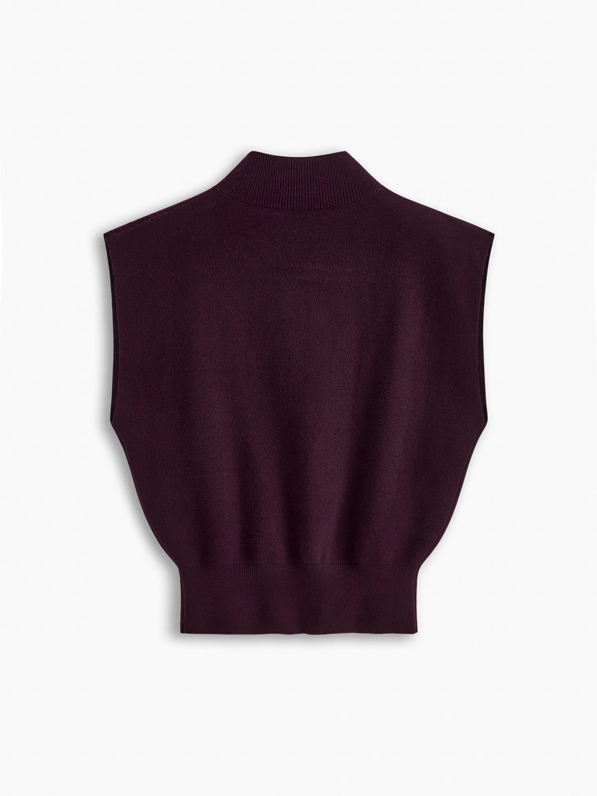 Leisurely Solid Pullover Sweater Vest-Chicvia