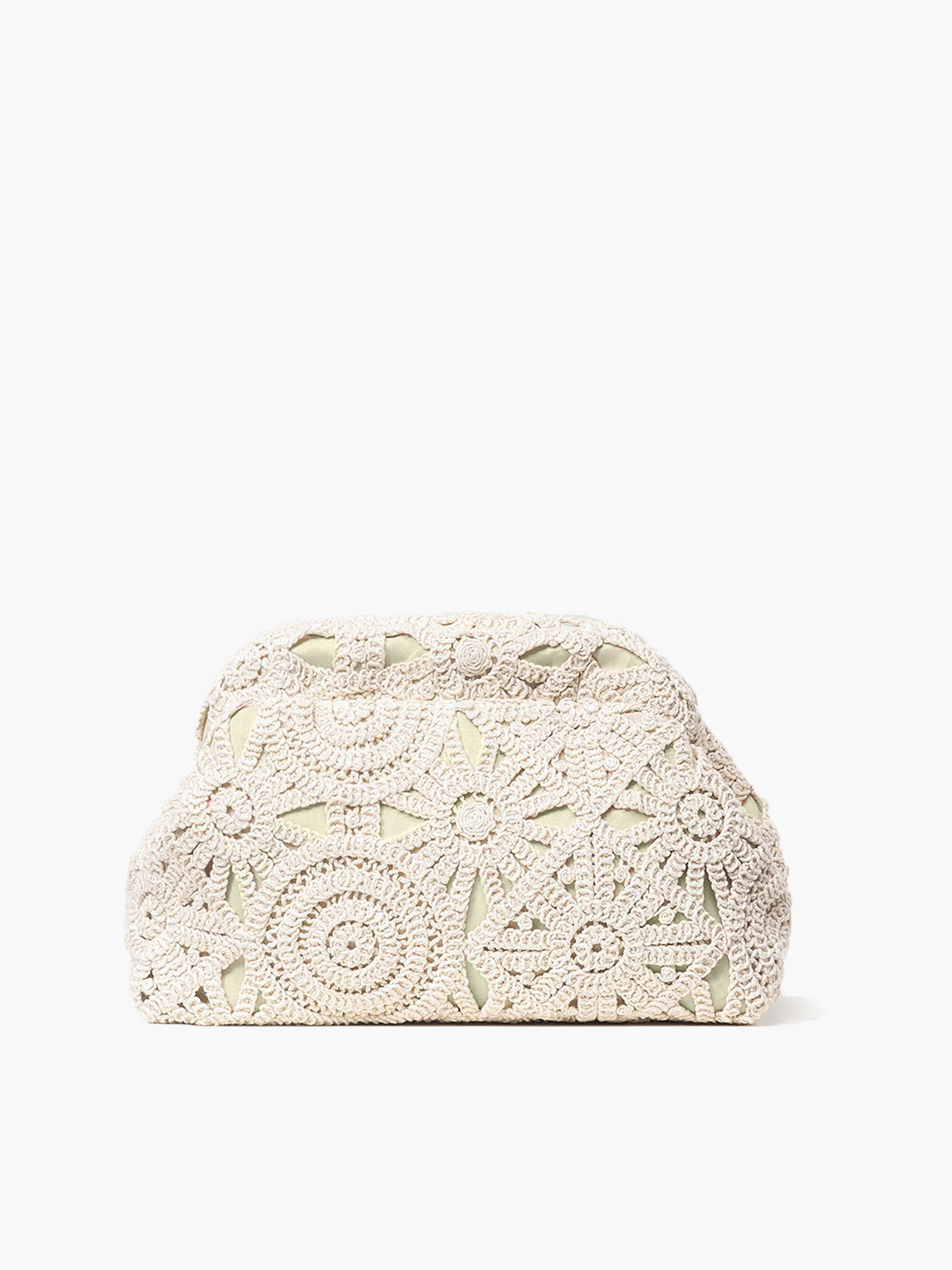 Crochet Lace Clutch Bag-Chicvia