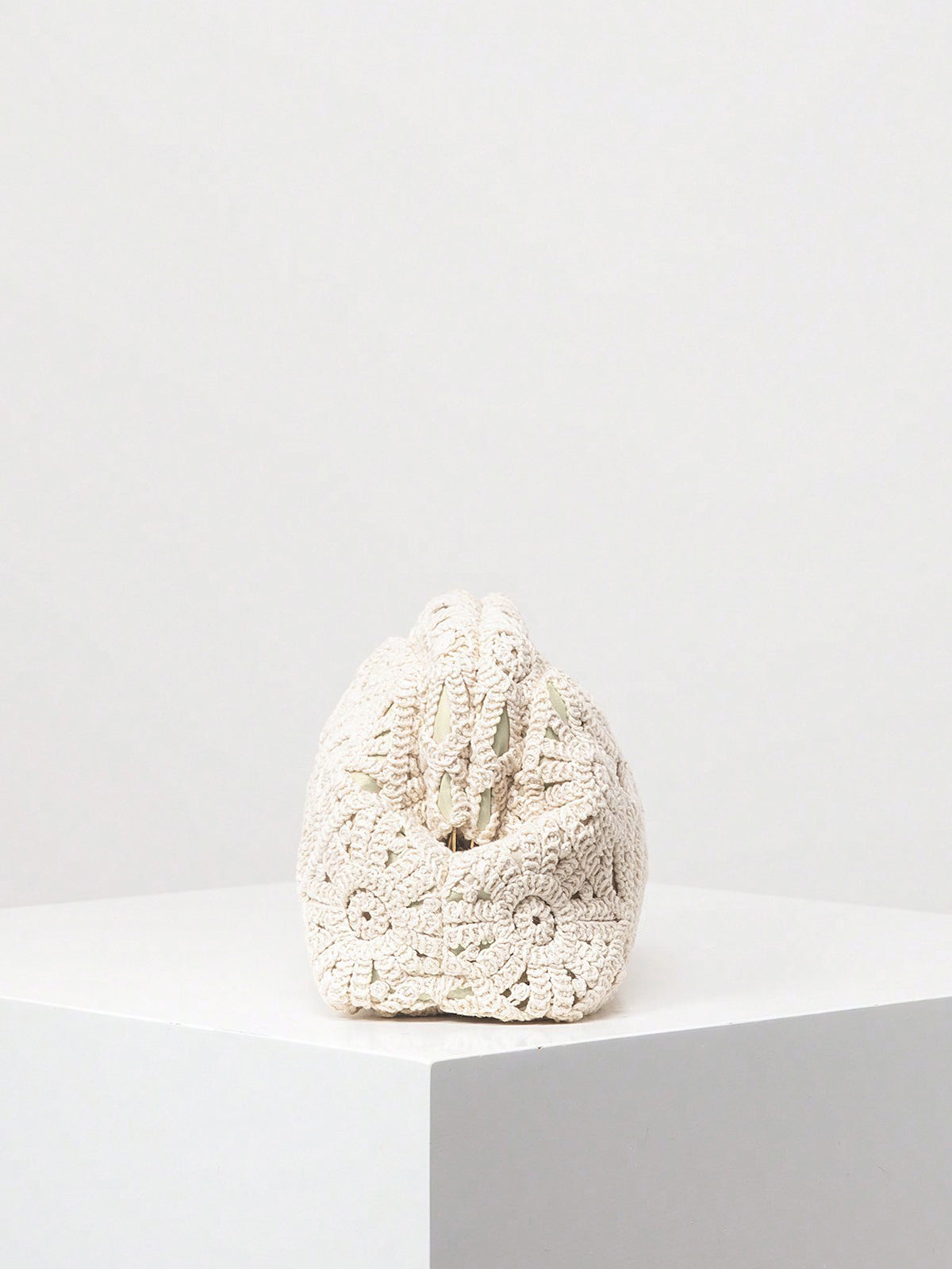 Crochet Lace Clutch Bag-Chicvia